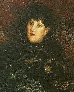 Ernst Josephson portrattan av olga gjorkegren-fahraeus. oil painting on canvas